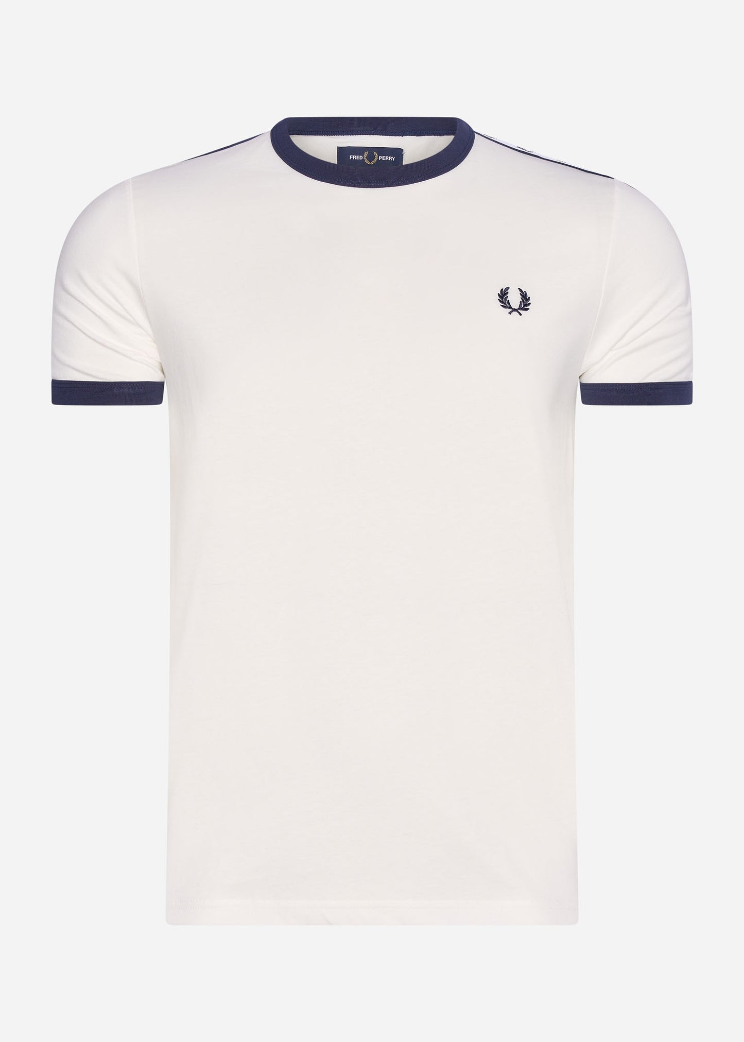 Fred Perry T-shirts  Taped ringer t-shirt - snow white 