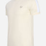 Fred Perry T-shirts  Tonal tape ringer t-shirt - ecru 