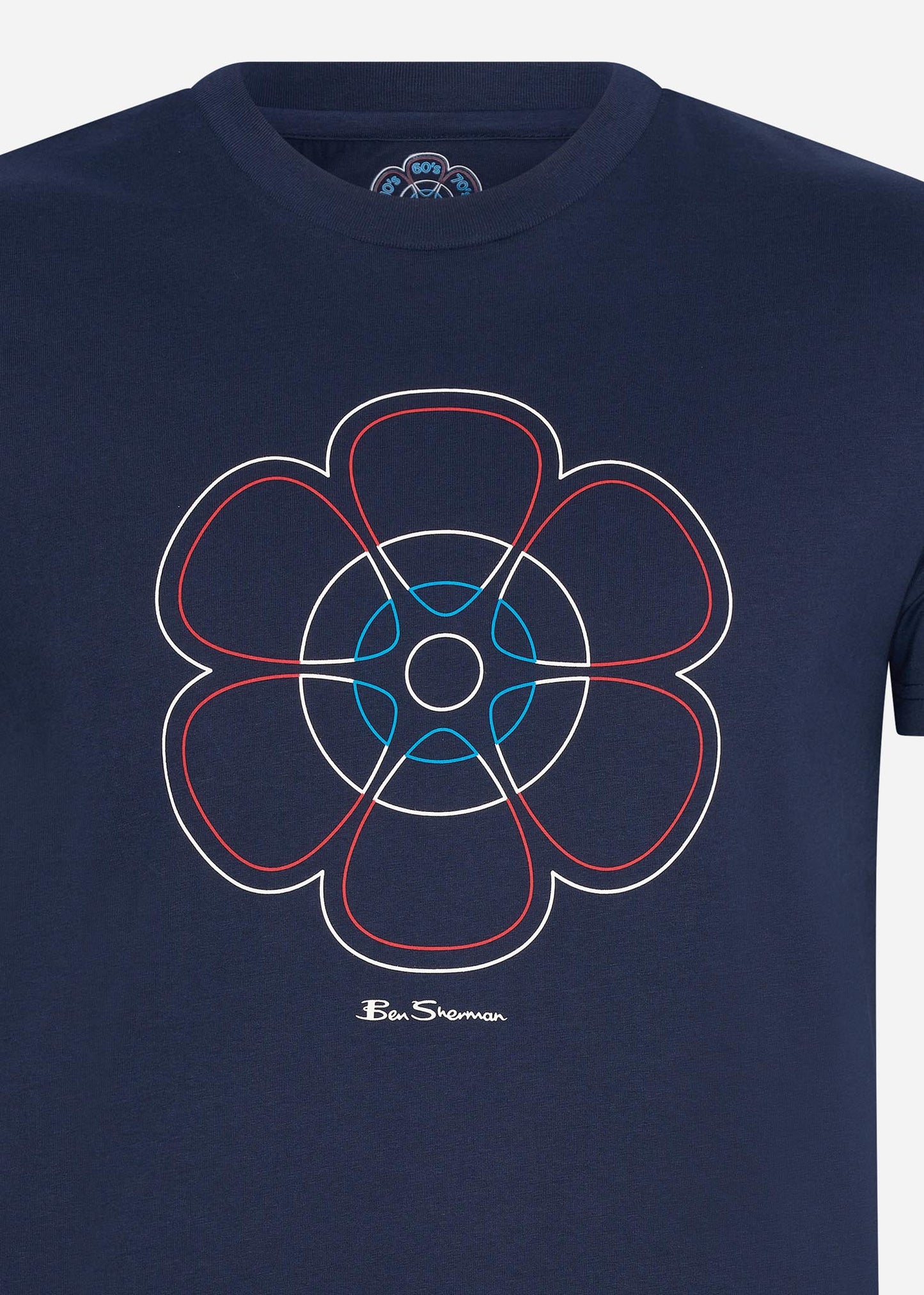 Ben Sherman T-shirts  60th anniversary tee - marine 