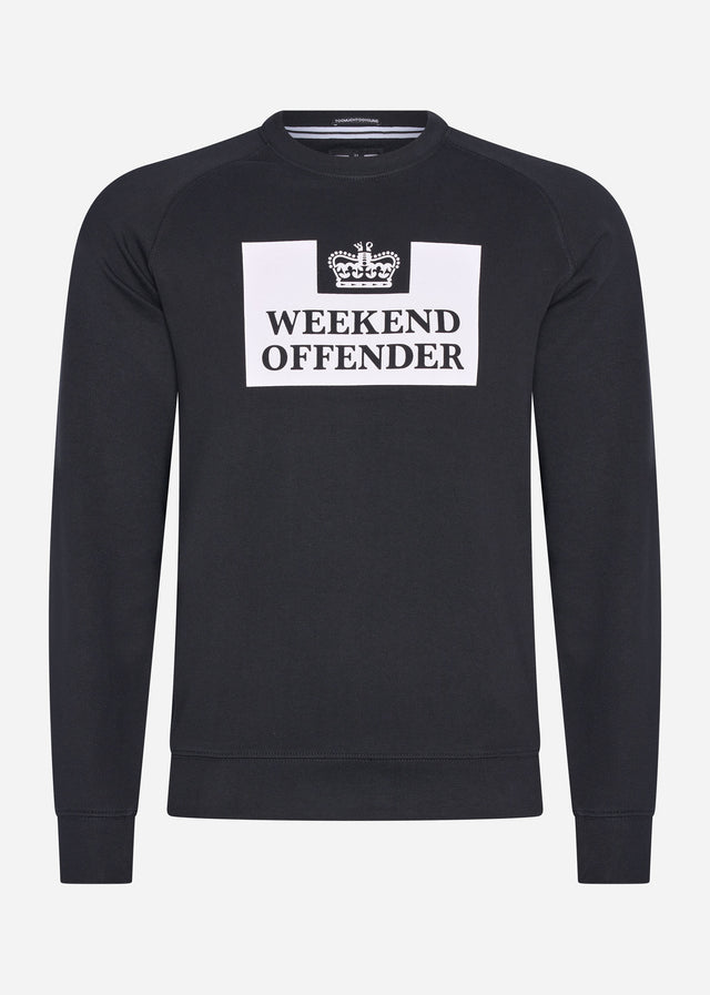 Weekend Offender Pullover  Penitentiary classic - black 
