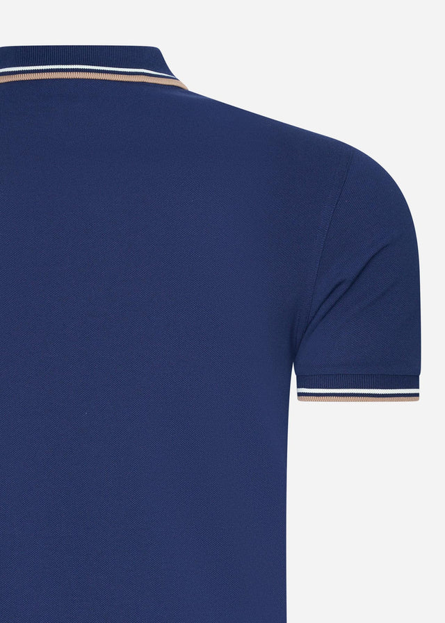 Fred Perry Poloshirts  Twin tipped fred perry shirt - navy ecru warm stone 
