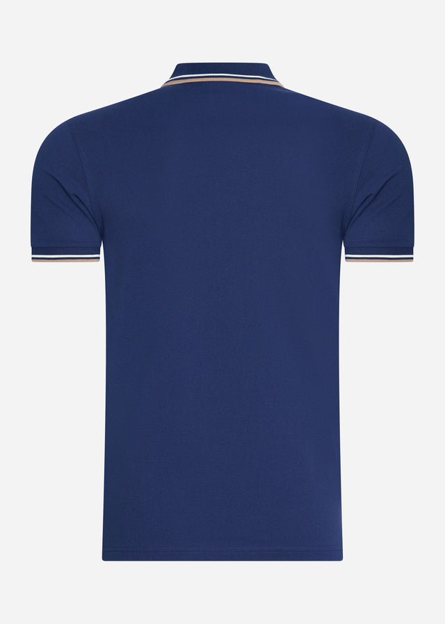 Fred Perry Poloshirts  Twin tipped fred perry shirt - navy ecru warm stone 