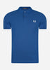 Fred Perry Polo's  Plain fred perry shirt - shaded cobalt 