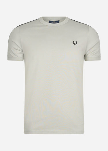 Fred Perry T-shirts  Contrast tape ringer t-shirt - limestone black 