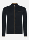 Ben Sherman Vesten  Long sleeve sport zip thru - black 