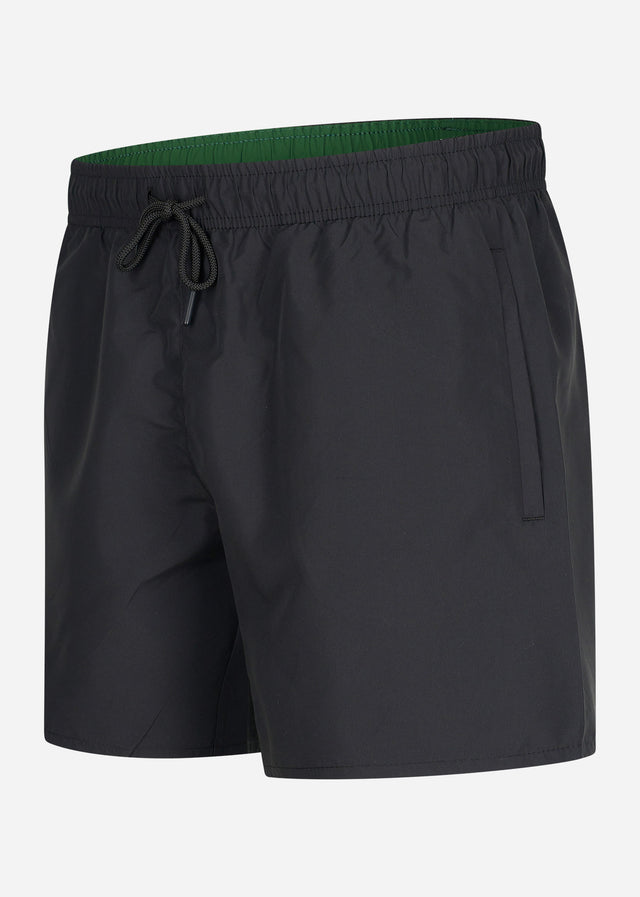 Lacoste Badeshorts  Swimming trunks - black green 