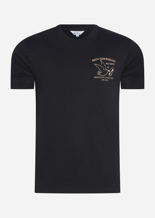 Ben Sherman T-shirts  Brighton records - black 