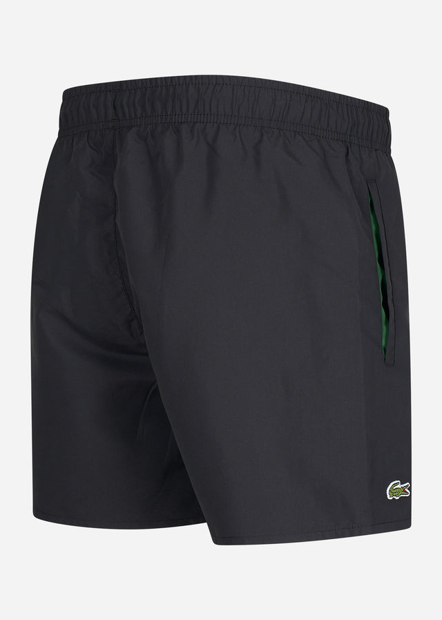 Lacoste Badeshorts  Swimming trunks - black green 