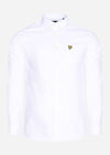 Lyle & Scott Overhemden  Light weight oxford shirt - white 