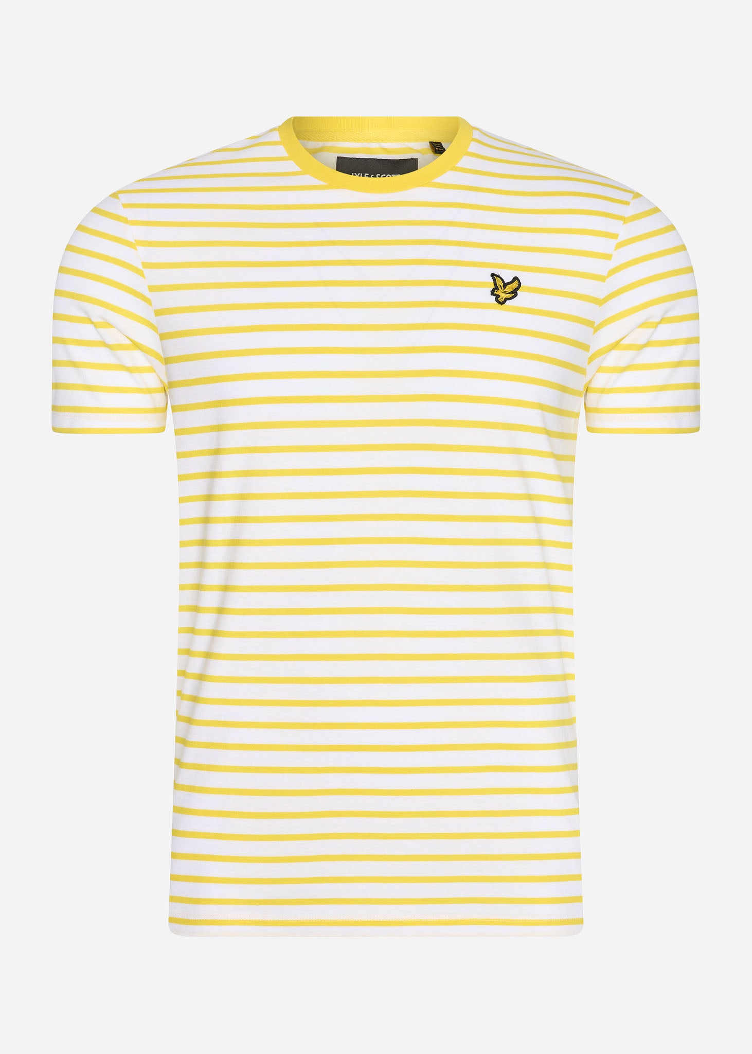 Lyle & Scott T-shirts  Breton stripe t-shirt - sunshine yellow white 