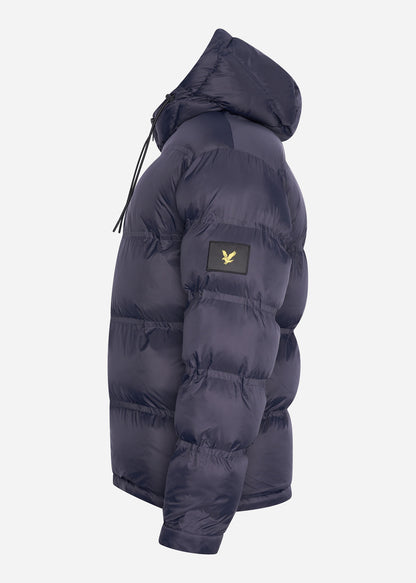 Lyle & Scott Jassen  Sculptural puffer jacket - dark navy 