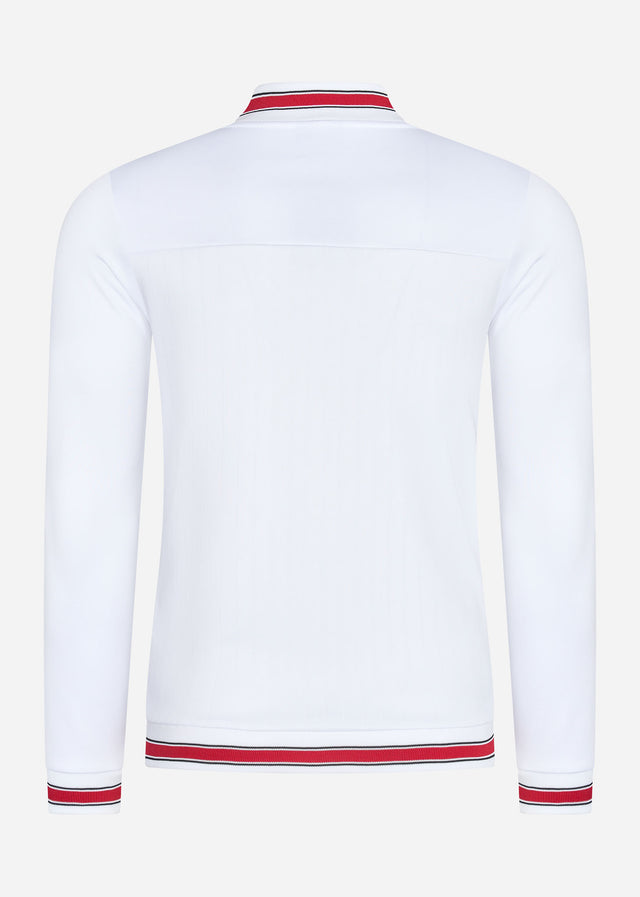 Ellesse Sweatjacken  Tommie track top - white 