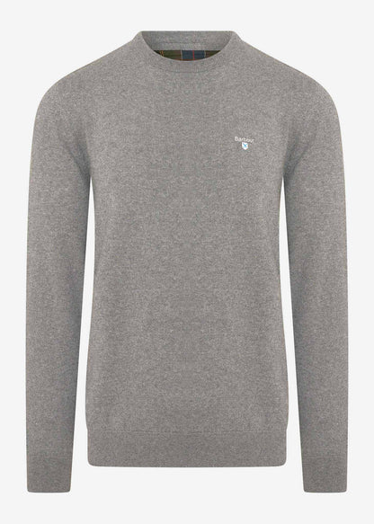 Barbour Truien  Essential cotton cashmere crew - grey marl 