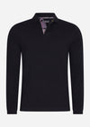 Barbour Longsleeve Polo's  L/S sports polo - black 