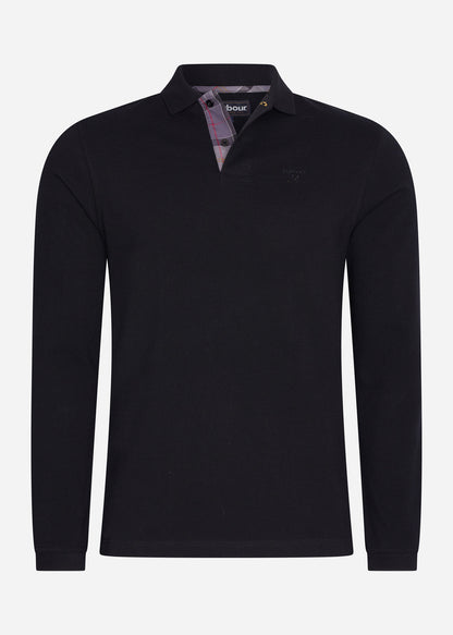 Barbour Longsleeve Polo's  L/S sports polo - black 