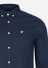 Lyle & Scott Overhemden  Light weight oxford shirt - dark navy 