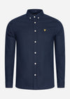 Lyle & Scott Overhemden  Light weight oxford shirt - dark navy 