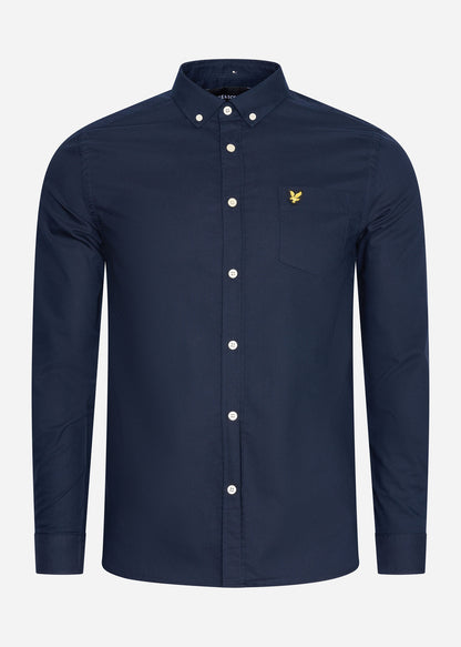 Lyle & Scott Overhemden  Light weight oxford shirt - dark navy 