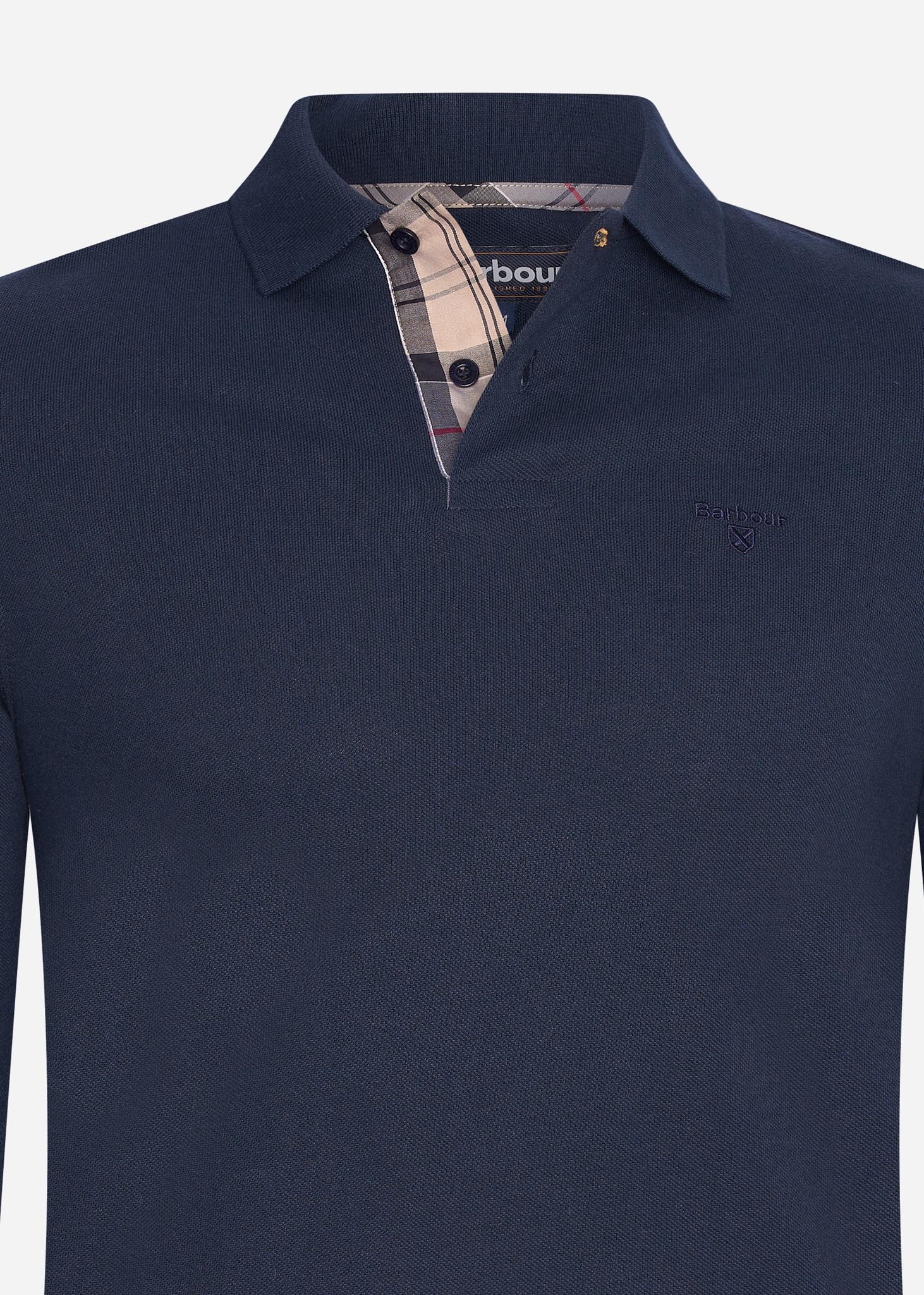Barbour Longsleeve Polo's  L/S sports polo - navy 