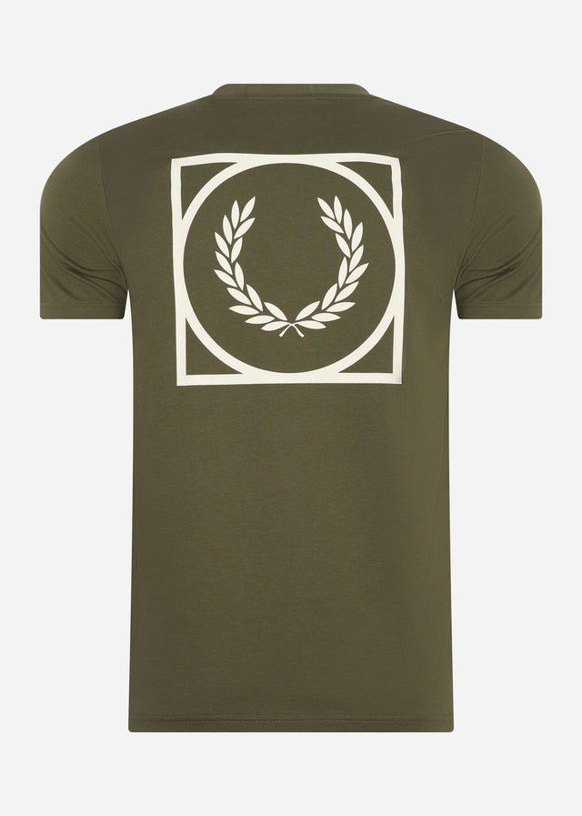 Fred Perry T-Shirts  Graphic print t-shirt - military green 