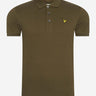Lyle & Scott Polo's  Plain polo shirt - olive 