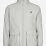 Fred Perry Jassen  Patch pocket zip through jacket - limestone 