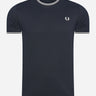 Fred Perry T-shirts  Twin tipped t-shirt - navy 