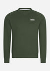 Barbour International Truien  Essential crew neck sweat - kombu green 