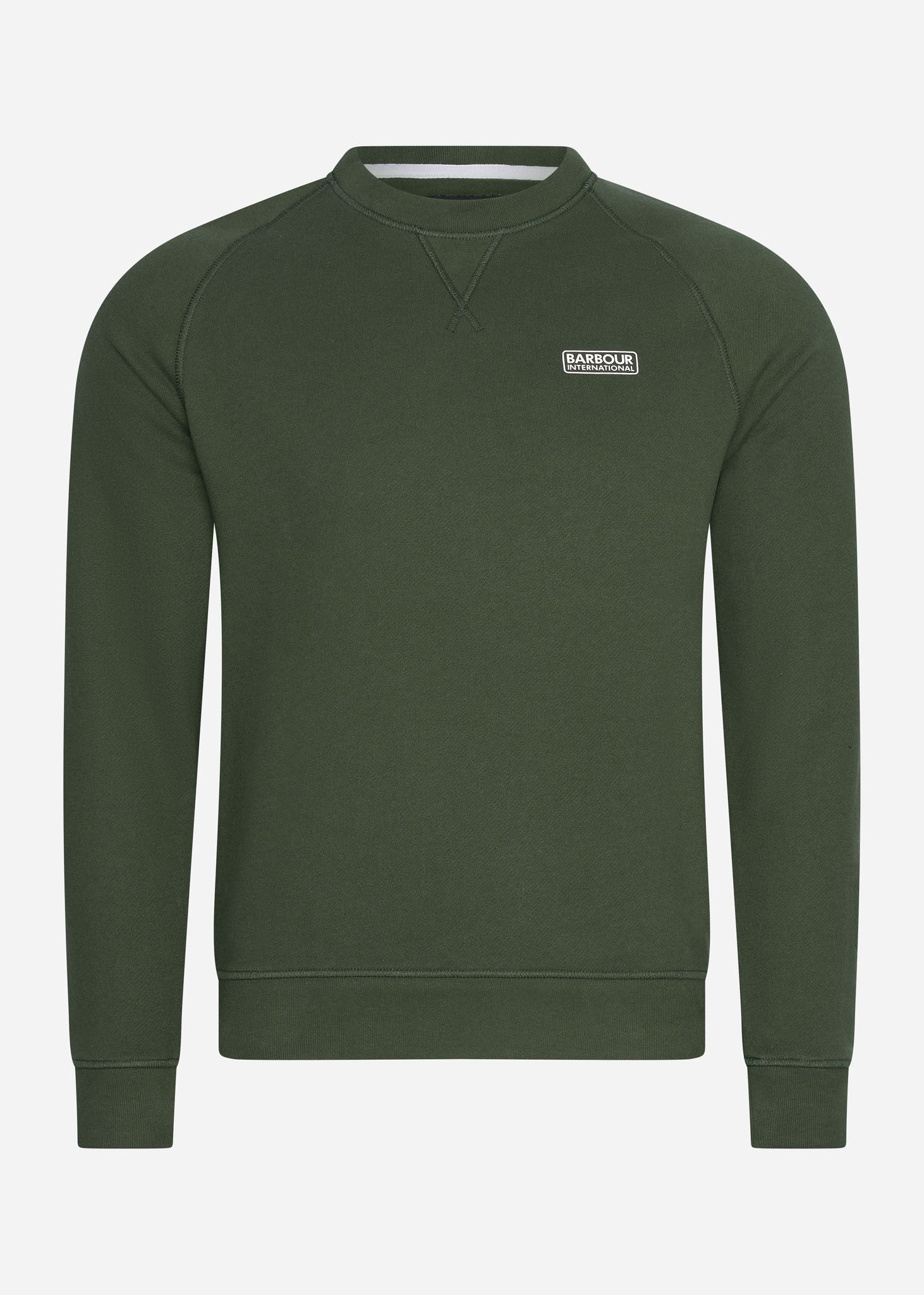 Barbour International Truien  Essential crew neck sweat - kombu green 