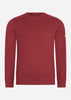 Barbour International Truien  Badge sweat - wine 