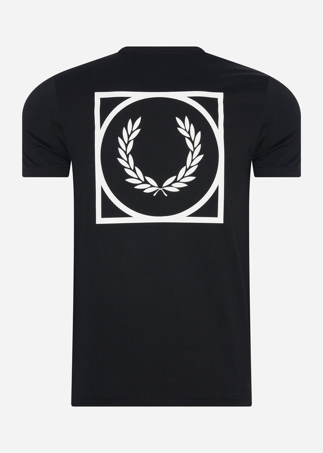 Fred Perry T-Shirts  Graphic print t-shirt - black 