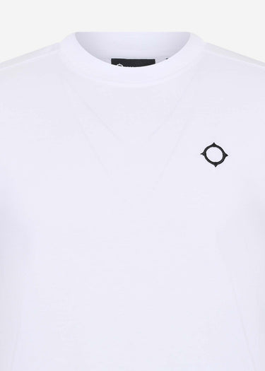 MA.Strum T-shirts  SS icon tee - optic white 