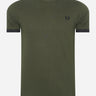 Fred Perry T-shirts  Ringer t-shirt - hunting green 