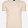 Hackett London Polo's  Cotton pique polo shirt - silver lining 