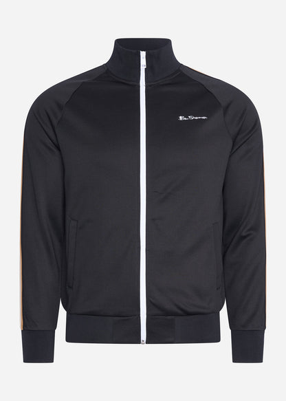 Ben Sherman Vesten  House taped track top - black 