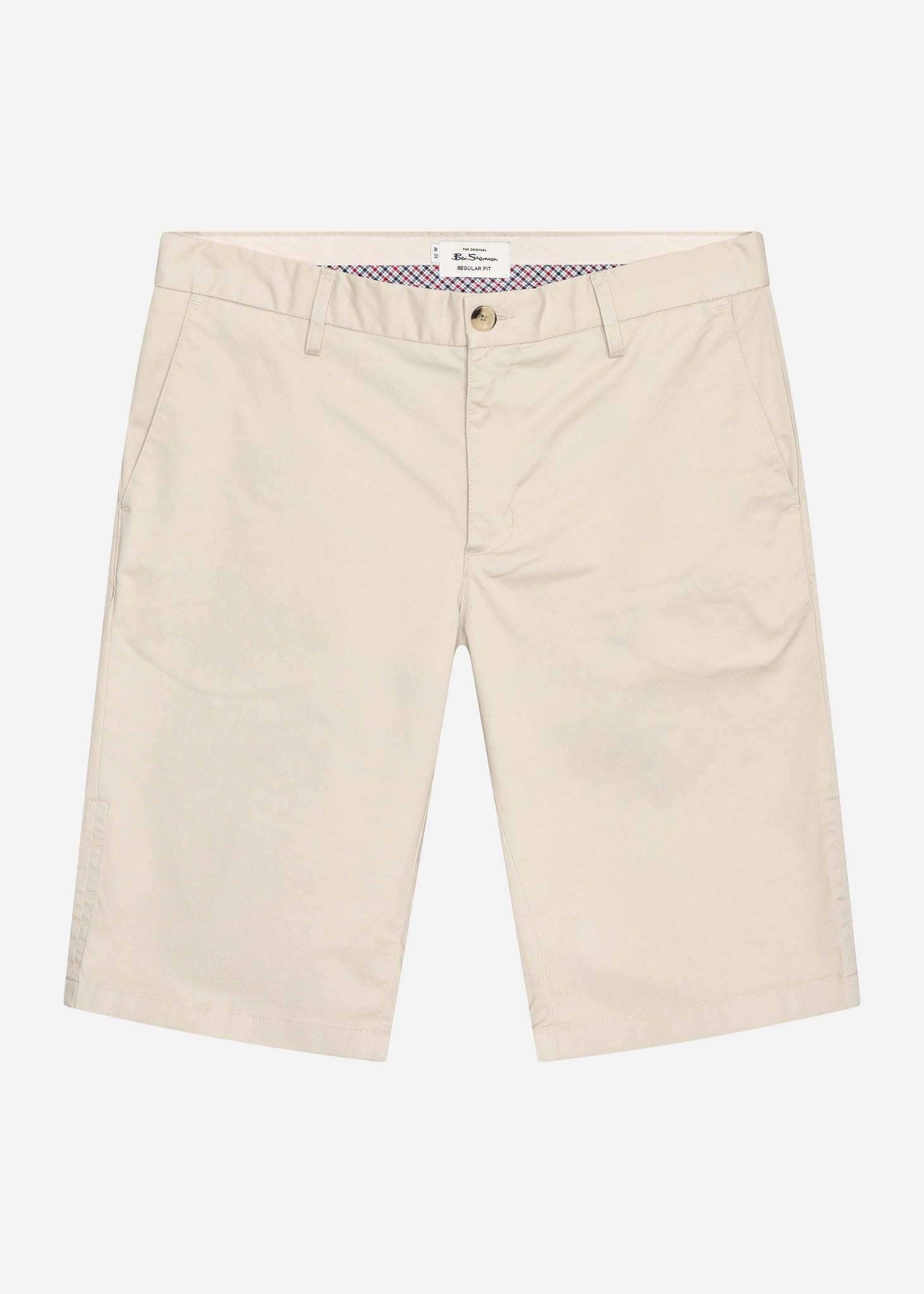 Ben Sherman Korte Broeken  Signature chino short - putty 