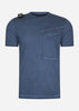 MA.Strum T-shirts  Oil wash tee shirt - ink navy 