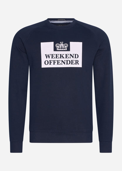 Weekend Offender Truien  Penitentiary classic - navy 