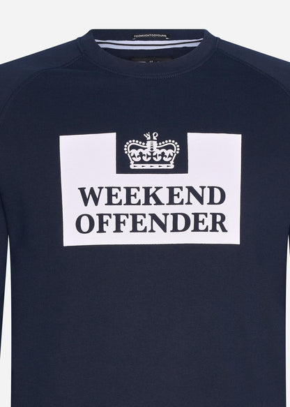 Weekend Offender Truien  Penitentiary classic - navy 