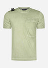 MA.Strum T-shirts  Oil wash tee shirt - tea 