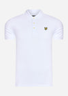 Lyle & Scott Polo's  Plain polo shirt - white 