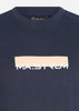 MA.Strum T-shirts  MA.Strum block print tee - ink navy 