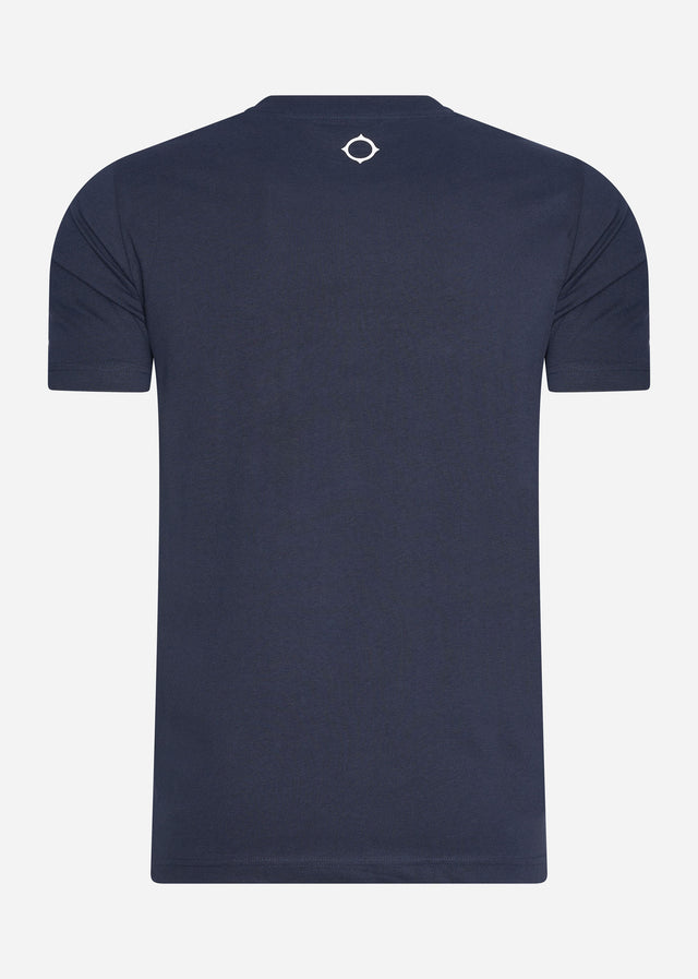 MA.Strum T-Shirts  MA.Strum block print tee - ink navy 