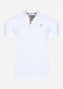 Barbour Polo's  Tartan pique polo shirt - white dress 