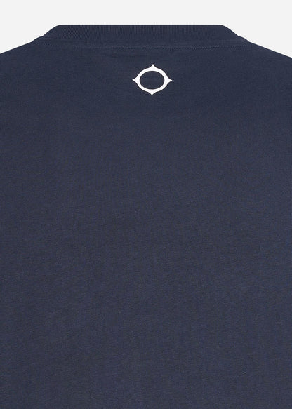 MA.Strum T-shirts  MA.Strum block print tee - ink navy 