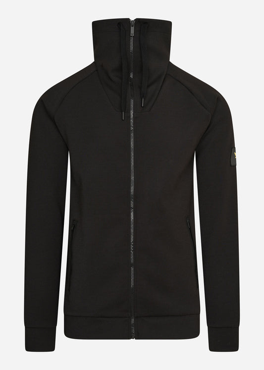 Lyle & Scott Vesten  High neck zip through - jet black 