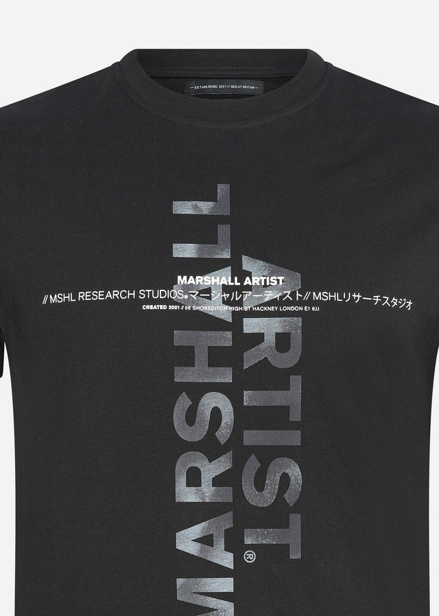 Marshall Artist T-Shirts  Vapour camo research t-shirt - black 