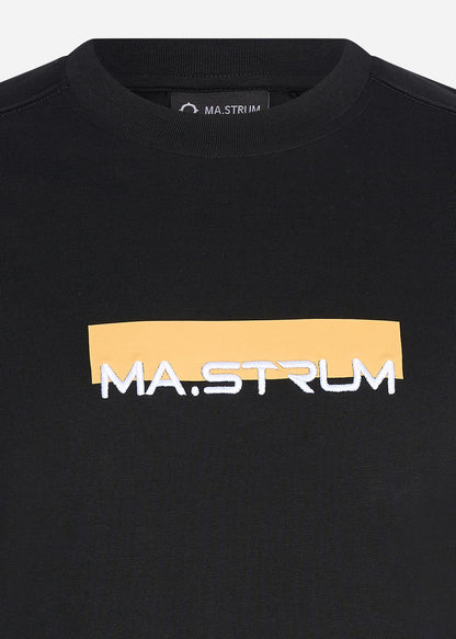 MA.Strum T-shirts  MA.Strum block print tee - jet black 