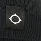 MA.Strum Mutsen  Rib knit beanie - jet black 