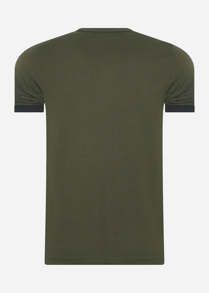 Fred Perry T-shirts  Ringer t-shirt - hunting green 